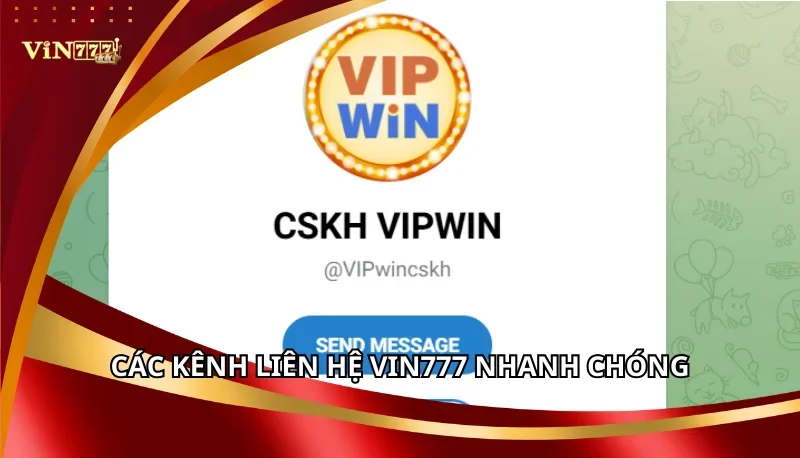 Liên Hệ Vin777: Tổng Hợp Các Phương Thức Liên Lạc Nhanh Chóng 6 Các kênh liên hệ Vin777 nhanh chóng