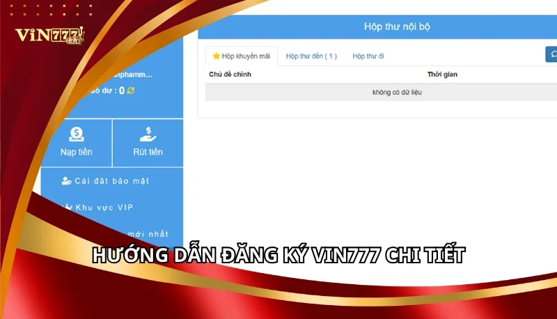 Đăng Ký Vin777: Hướng Dẫn Chi Tiết Từ A-Z Cho Người Mới 6 Hướng dẫn đăng ký Vin777 chi tiết