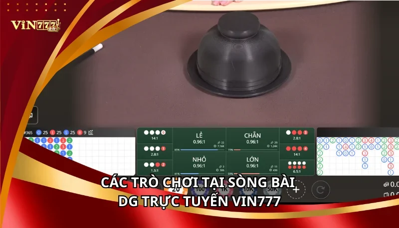 Sòng Bài DG Trực Tuyến Vin777: Các Trò Chơi Và Mẹo Chơi Từ Cao Thủ 6 Các trò chơi tại sòng bài DG trực tuyến Vin777