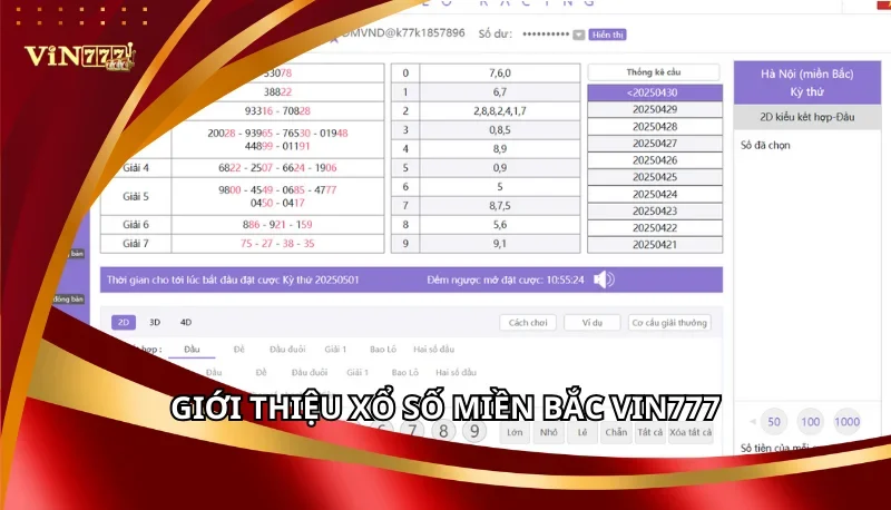 Xổ Số Miền Bắc Vin777: Các Hình Thức Tham Gia Và Mẹo Cao Thủ 5 Giới thiệu chung về Xổ số miền Bắc Vin777