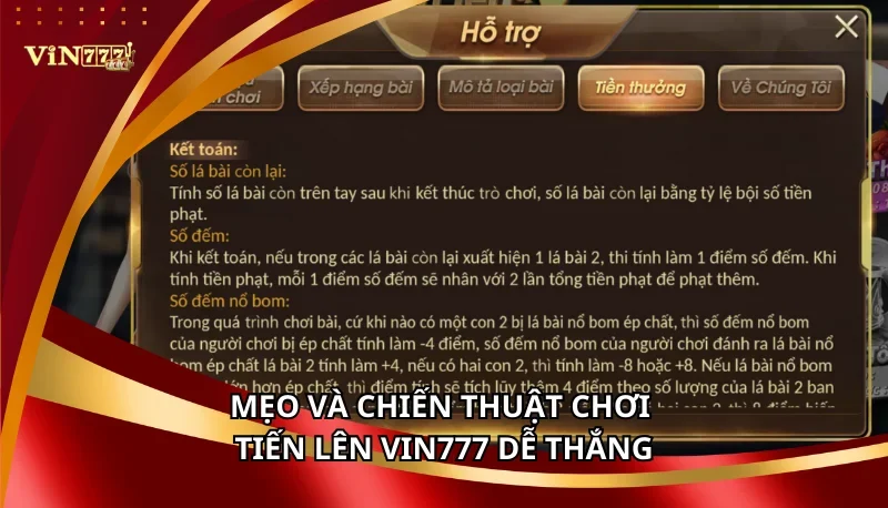 Tiến Lên Vin777: Cẩm Nang Luật Chơi Và Thuật Ngữ Cơ Bản A-Z 7 Mẹo và chiến thuật chơi Tiến Lên Vin777 dễ thắng